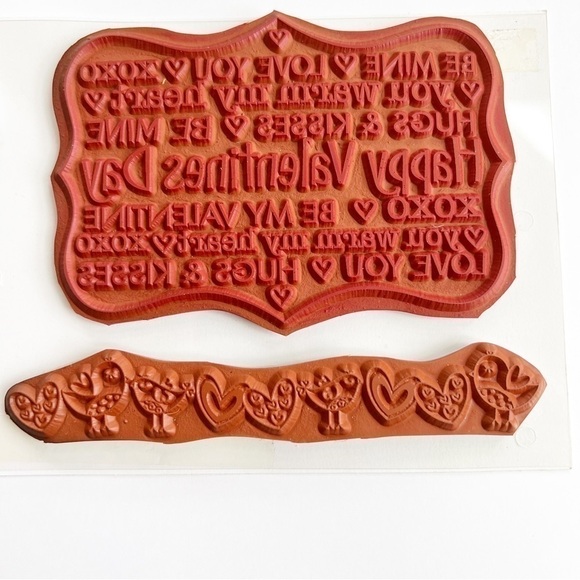 Hero Arts Lot Of 2 Clings Unmounted Rubber Stamp Sets Valentine’s Day - Picture 3 of 5